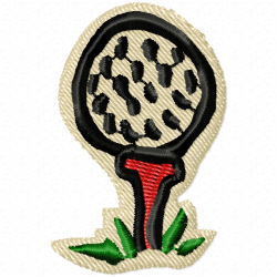 Golf Embroidery Design 5
